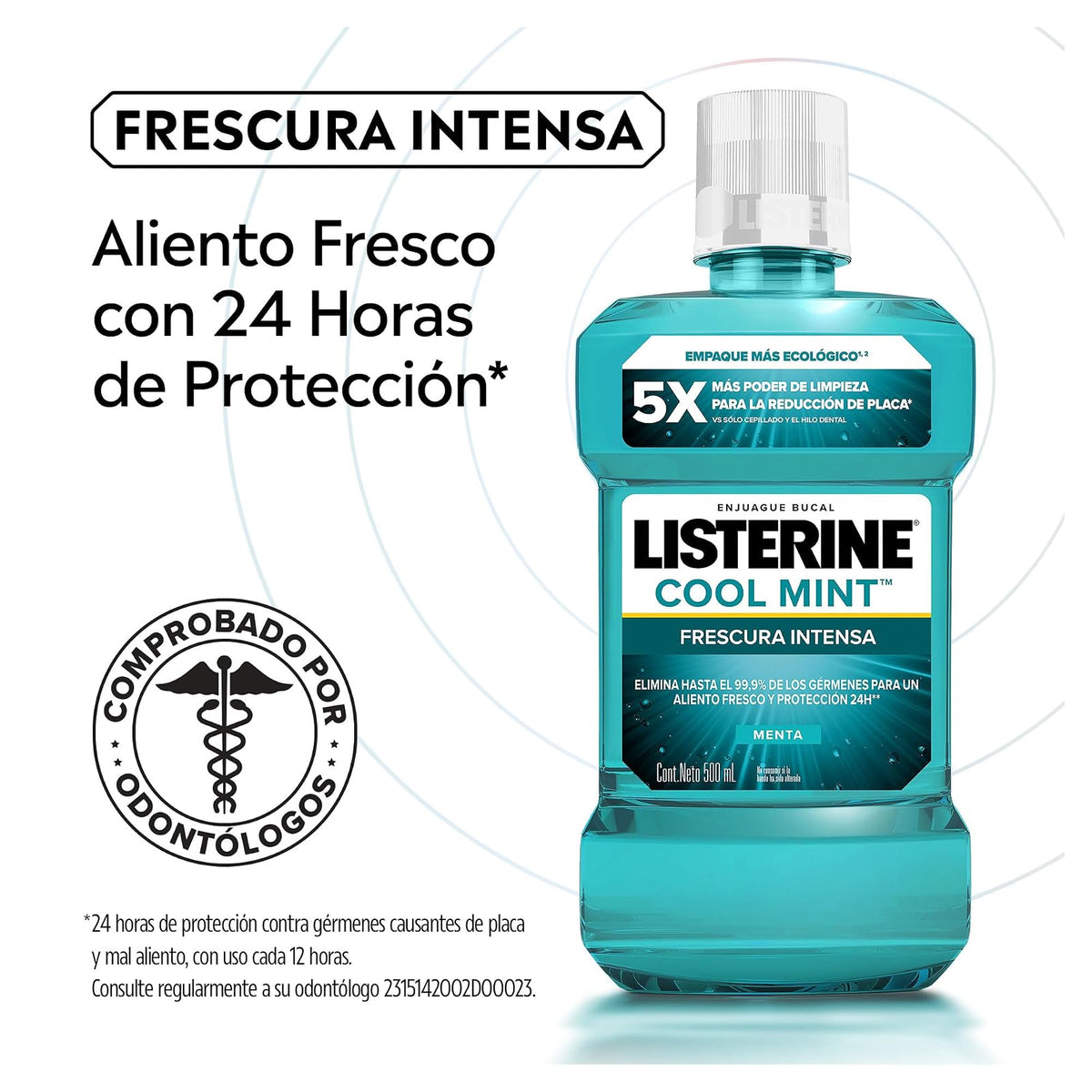 LISTERINE Enjuague Bucal Cool Mint 1 L