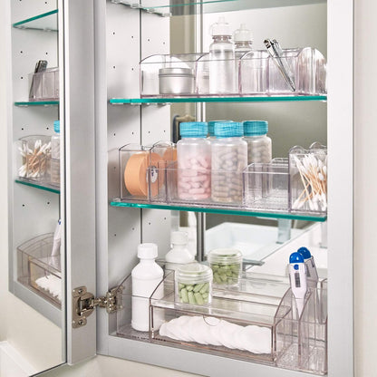 InterDesign Med+ organizador, 12" (30.48 cm), Multinivel, transparente