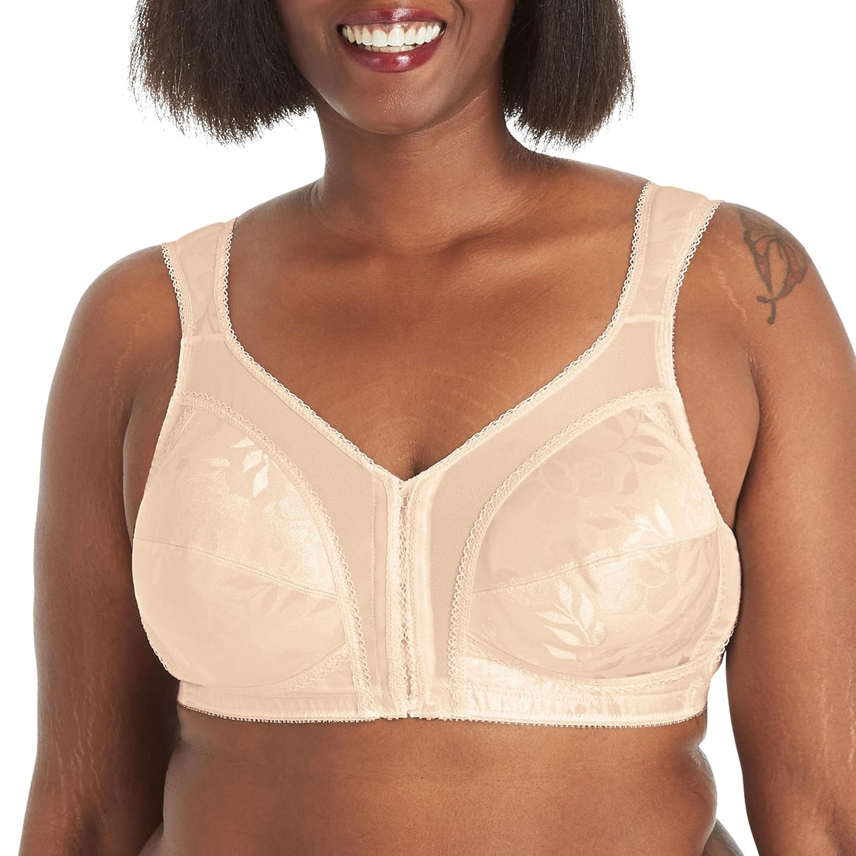 Playtex Women's Plus Size Front-Close Bra with Flex Back