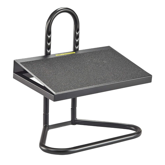 Safco 5124 5124 Ergonomic Industrial footrest, Black