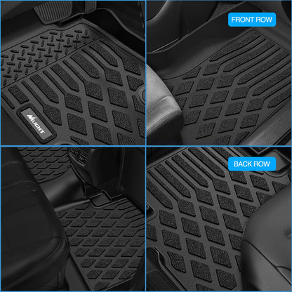 Nilight Tapetes para Chevy Traverse 2009-2017/2008-2017 Buick Enclave / 2007-2010 Saturn Outlook / 2007-2016 GMC Acadia para Todo Tipo de Clima, Ajuste Personalizado para Todo Tipo de Clima