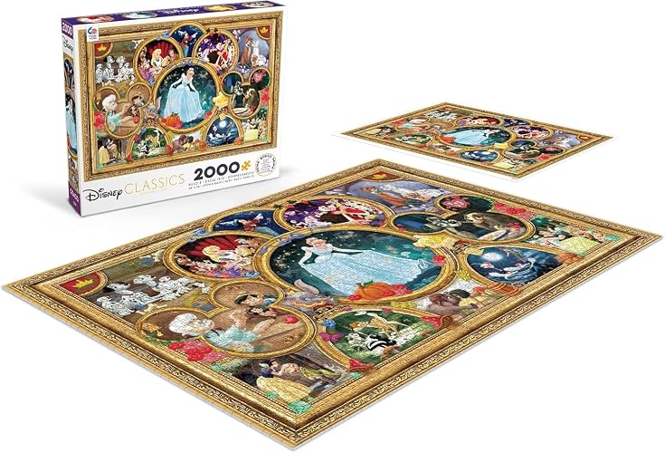 Ceaco - Rompecabezas Disney/Pixar de 2000 piezas de Disney Classics, para niños y adultos