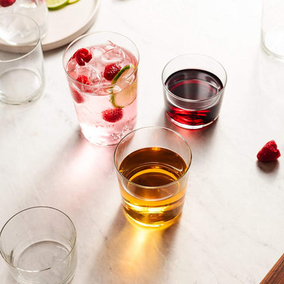 Libbey, Vasos de café de 538 ml, juego de 8, 538 ml, transparente