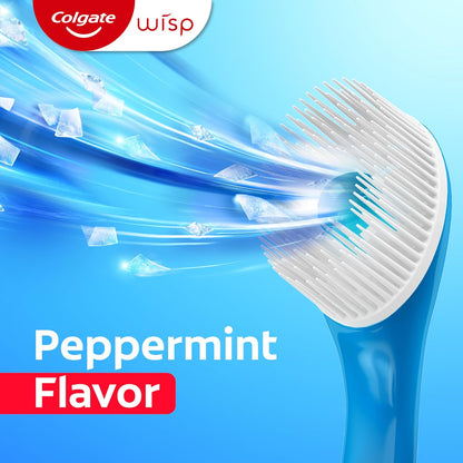 Colgate Max Fresh Wisp Disposable Mini Toothbrush, Peppermint - 24 Count (4 Pack)