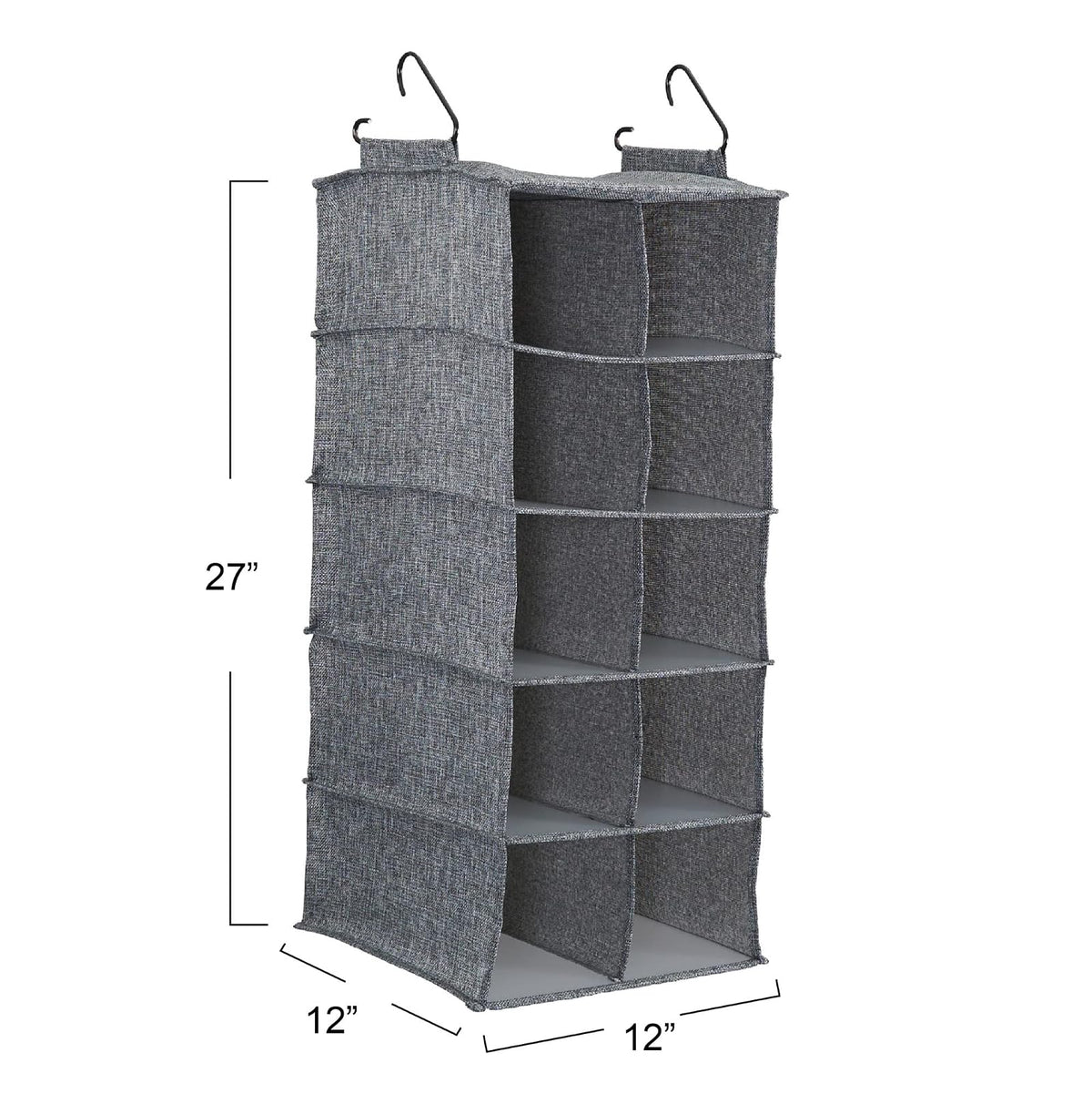 Household Essentials - Organizador de 10 Bolsillos para Colgar Zapatos con Ganchos