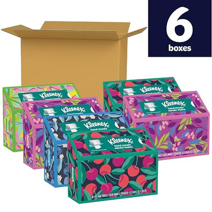 Kleenex Toallas para mano, 60 unidades, paquete de 6