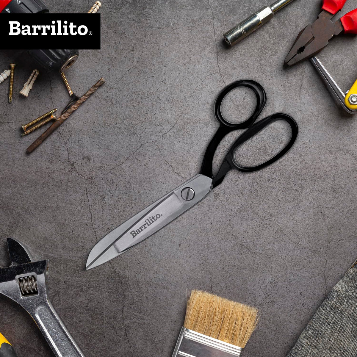 Barrilito Tijeras Industriales Acero al Carbón 30.48 cm