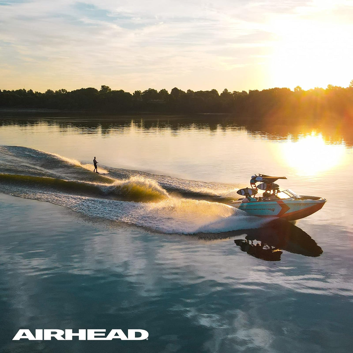 Airhead - Cuerda de esquí acuático con Mango de EVA, 1 sección para Tubos, esquís acuáticos y Tablas de wakesurf, Verde y Negro