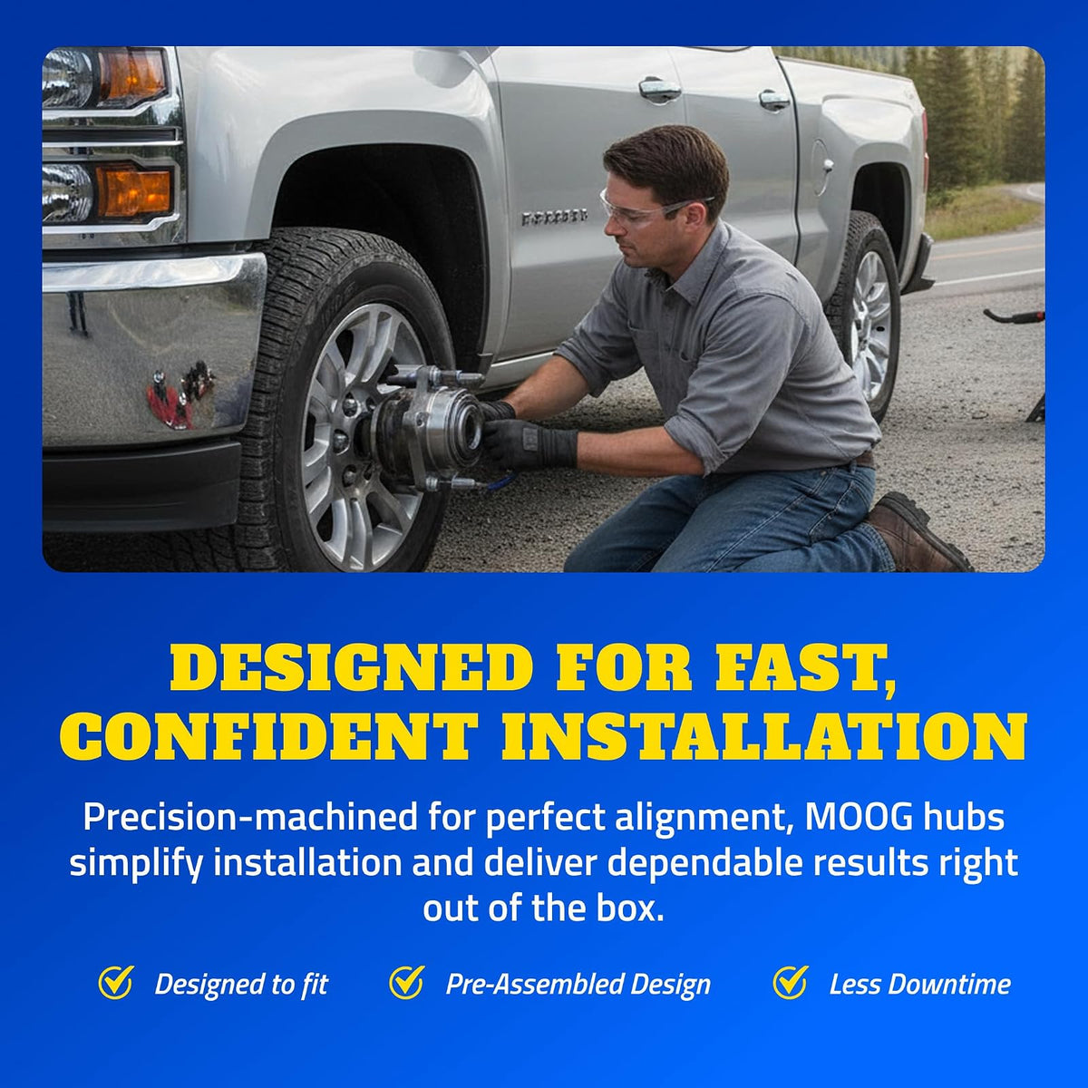 MOOG 515029 - Cojinete de rueda y buje para Ford F-150