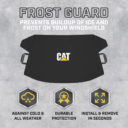 Cat Frost Guard, Toughest Car Windshield Snow Cover for Ice & Sleet, Weatherproof for Winter, Includes Magnetic Anti-Theft, Freeze Protector for Auto Coupe Sedan Truck Van SUV, Wide Size 78"x45" Inch