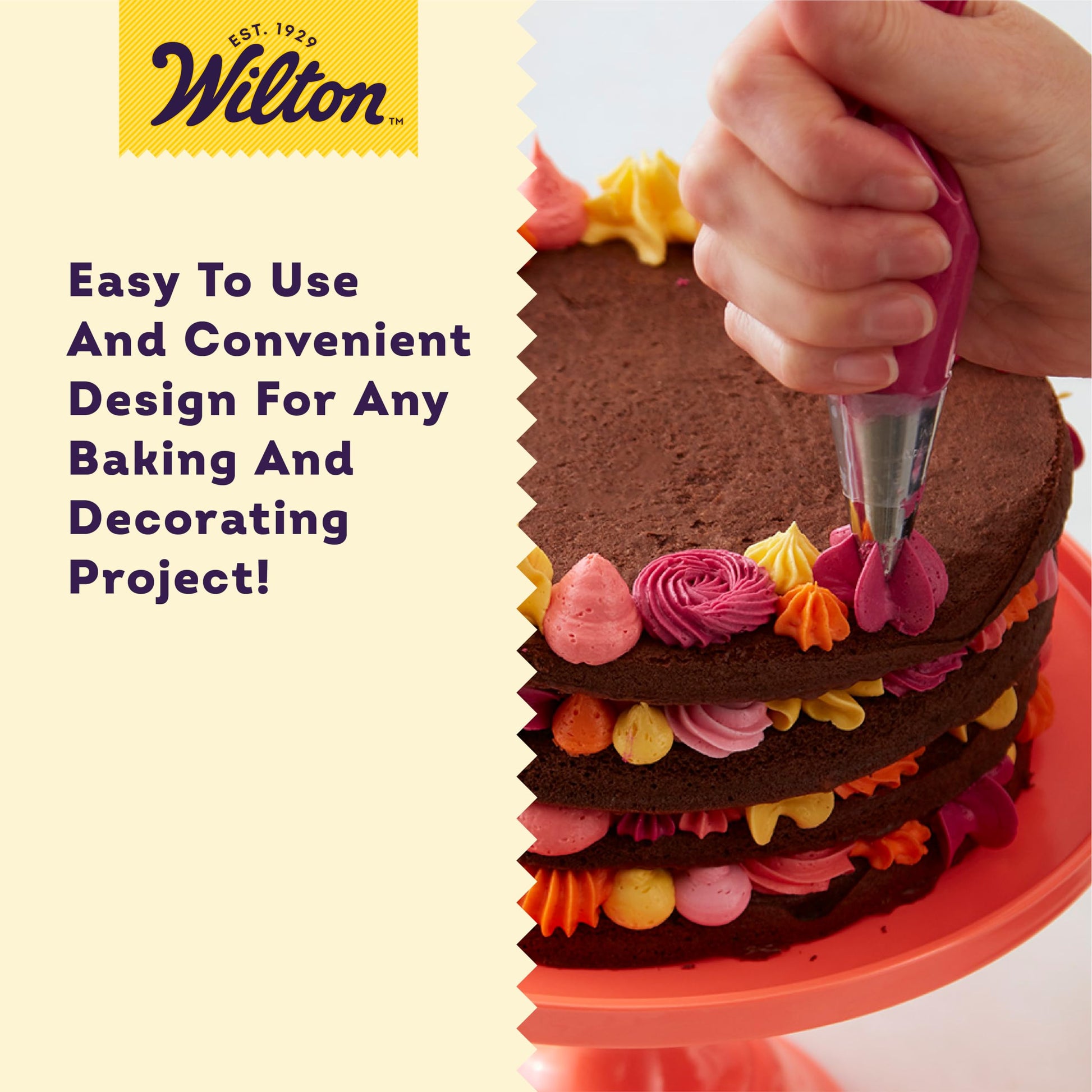 Wilton 2104-0240 Juego de boquillas Master para decorar pasteles, 55 unidades