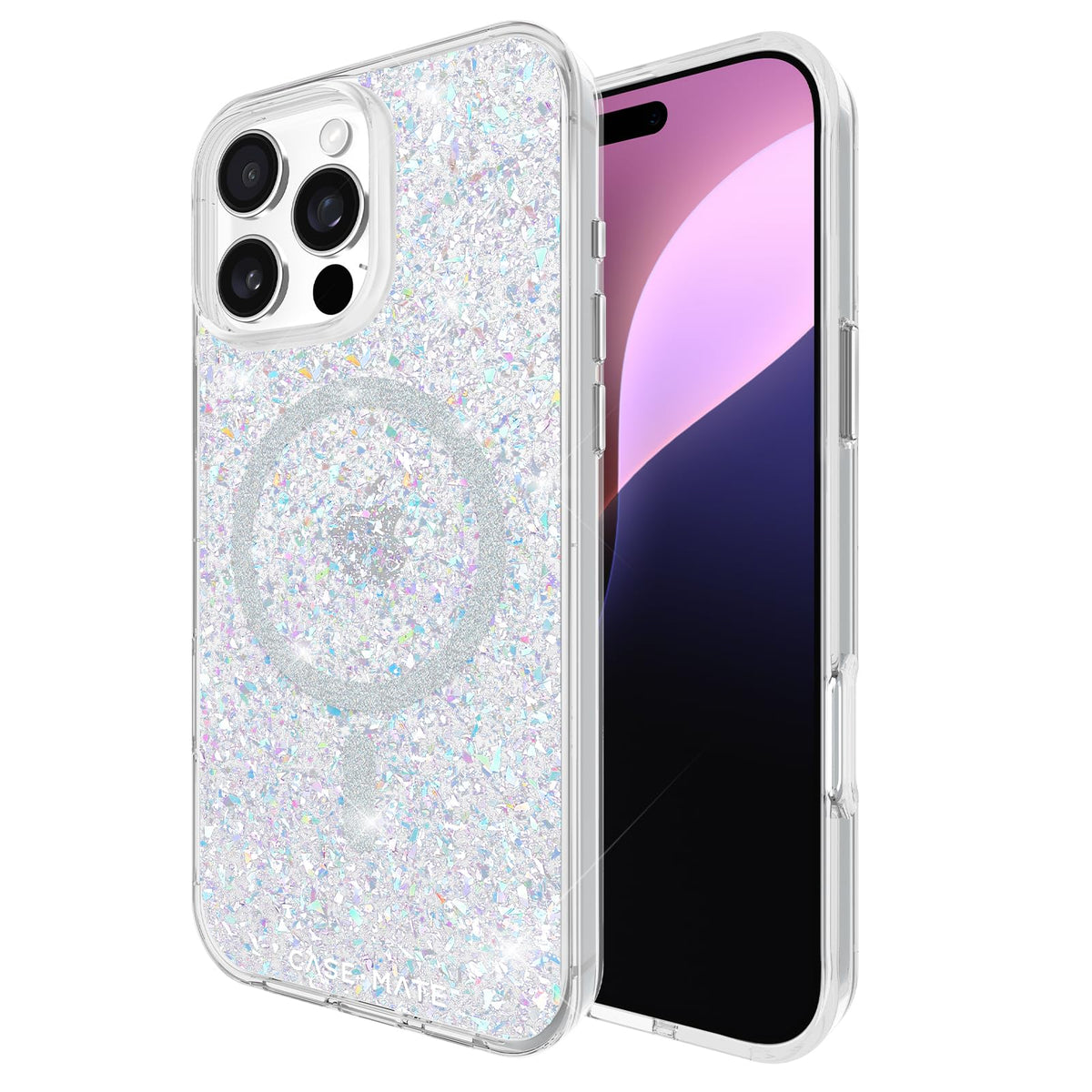 Case-Mate Funda Magnética para iPhone 16 Pro Max, Compatible con MagSafe - Twinkle Disco - iPhone 16 Pro Max