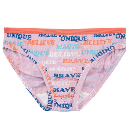 Fruit of the Loom - Ropa interior de bikini de algodón para niñas, 20 unidades, surtidos a la moda, 10