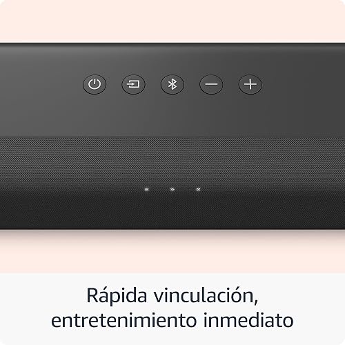 Barra de sonido Fire TV, bocina 2.0 con DTS Virtual:X, Dolby Audio y conectividad Bluetooth