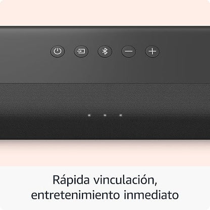Barra de sonido Fire TV, bocina 2.0 con DTS Virtual:X, Dolby Audio y conectividad Bluetooth