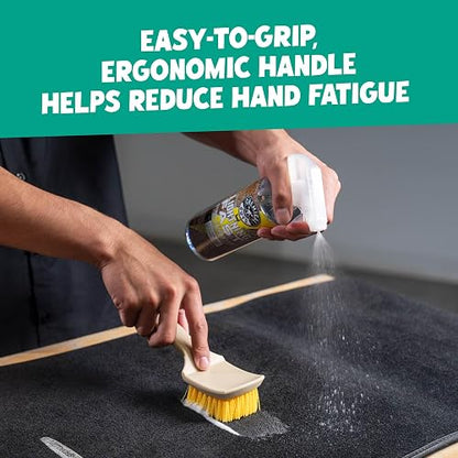 Chemical Guys Induro 7 Heavy Duty Nifty Cepillo para Detallar Alfombras y Tapicerías Interiores (Ideal para Automóviles, Camiones, todoterrenos, vehículos recreativos, hogar, Oficina, Muebles y Mucho más)