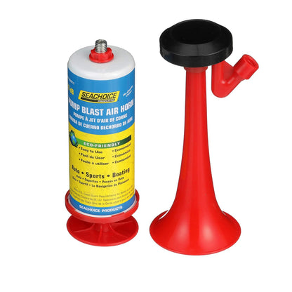 SEACHOICE - Bocina de Aire Reutilizable y respetuosa con el Medio Ambiente, 110 dB para Barco, Auto y Deportes