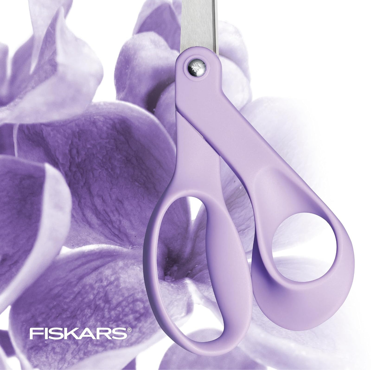 Fiskars - Tijeras ultra lilas, colección de diseño de exploración, cuchillas de acero inoxidable de alta calidad y asas ergonómicas para artes y manualidades