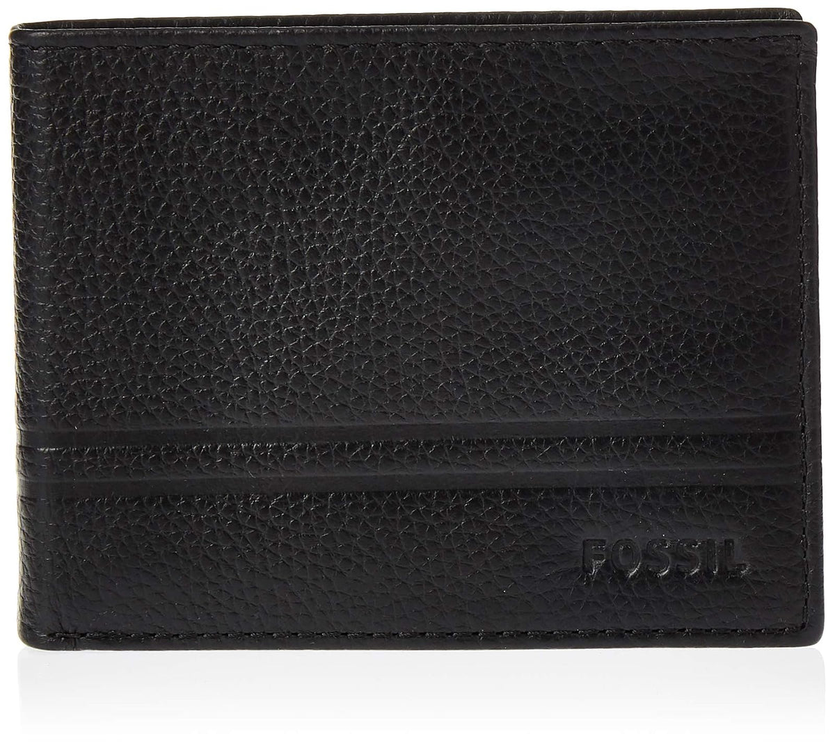 Fossil portafolios plegable de piel para hombre