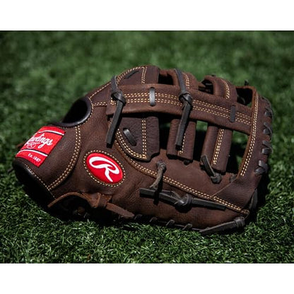 Rawlings | Guante de béisbol Preferido para Jugadores de Primera Base, Tiro para Mano Izquierda, 12.5 Pulgadas, Banda Doble de Barra de un Solo Poste
