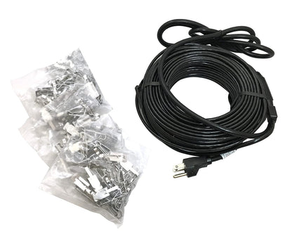 Frost King rc160 160 x 120 x 7 'Automático eléctrico techo Kits de cable, color negro, 24.3 m, Negro