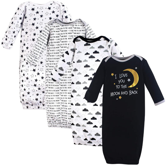Hudson Baby Vestidos de algodón Unisex