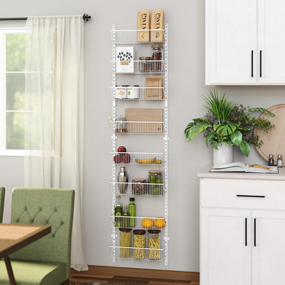 ClosetMaid Adjustable 8-Tier Wall and Door Basket Organizer, 18"