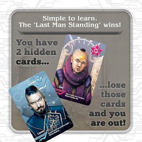 Indie Boards & Cards Juego de Cartas Coup (The Dystopian Universe)