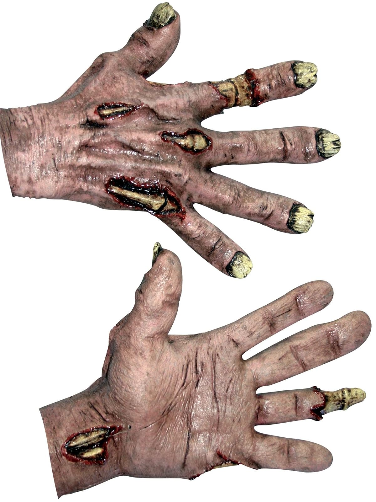 Zombie Flesh Hands, Accesorio de Guantes de Zombie, Complemento de Disfraz Ideal para Halloween y Fiestas de Disfraces