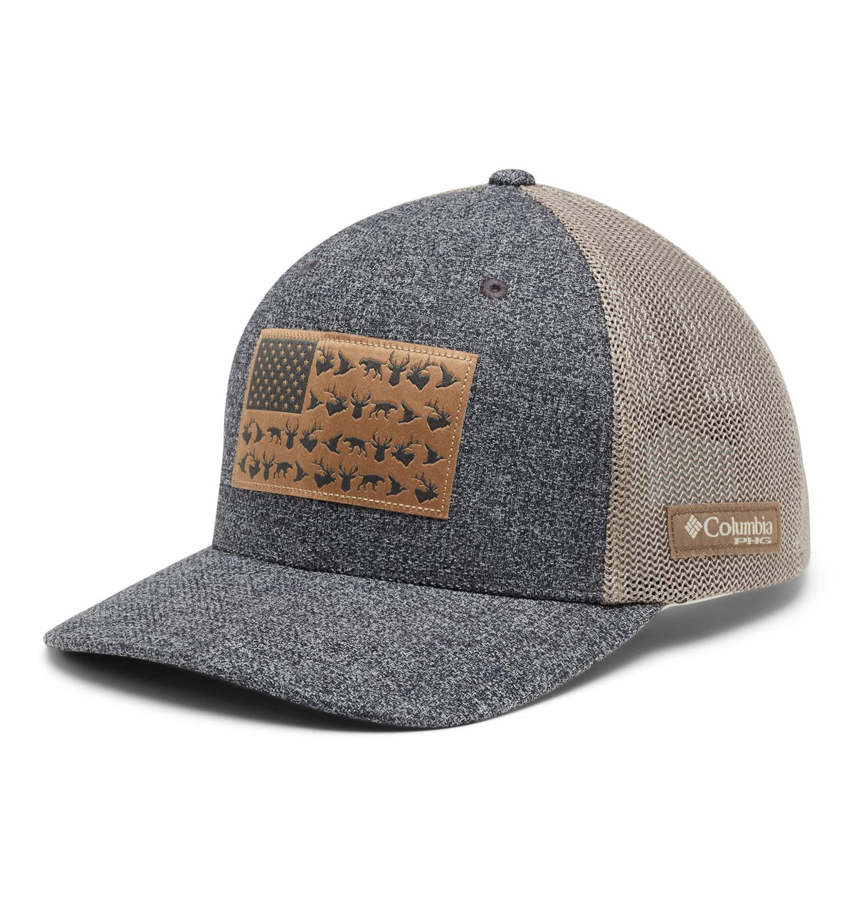 Columbia PHG Gorra de Malla para Mujer - Grill Heather - Lino - G-XL
