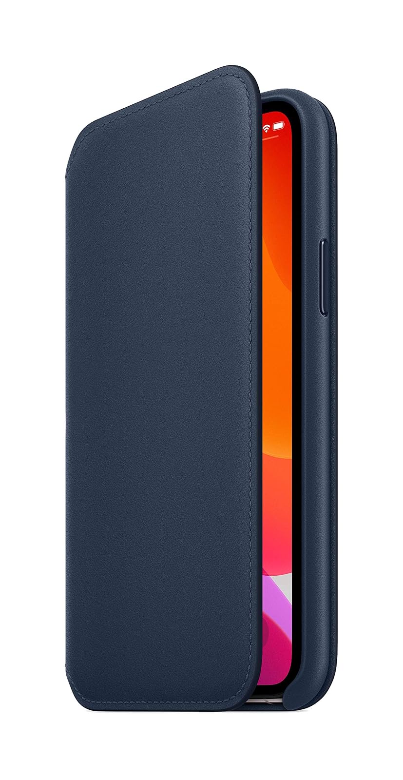 Funda de Piel Apple (para iPhone 11 Pro), Color Azul Marino Profundo