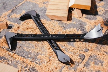 Spec Ops - SPEC-D10CLAW Tools - Extractor de uñas de 10 pulgadas, barra de palanca para gatos, acero de alto carbono, 3% donado a veteranos negro