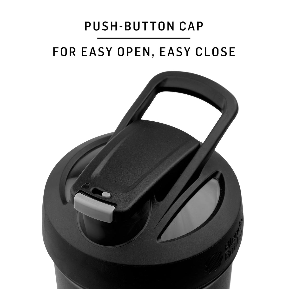 BlenderBottle Justice League Sport - Botella agitadora de acero inoxidable aislada con batidor de alambre, 24 onzas, Batman, batidos de proteínas e hidratación para atletas y entusiastas del fitness