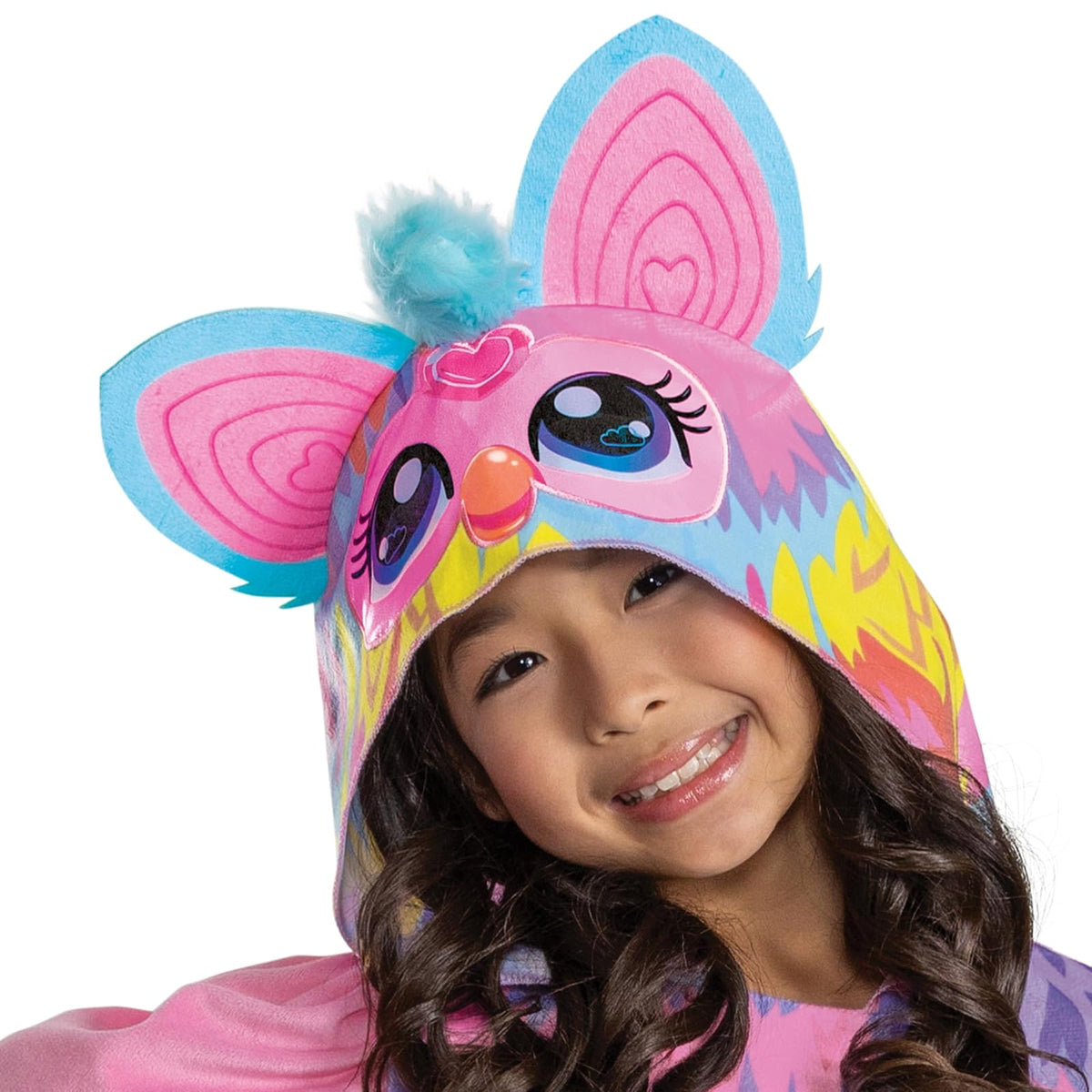 Furby Disfraz de teñido anudado, disfraz oficial de Hasbro Furby para niños, talla infantil (10-12)