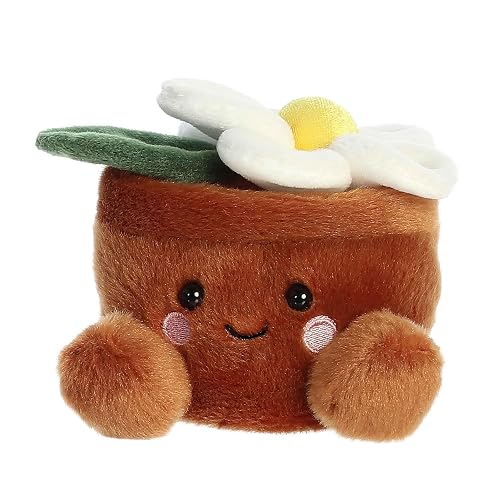 Aurora® Adorable Palm Pals™ Junie Daisy™ Peluche - Juguete de Peluche Coleccionable Divertido para niños y coleccionistas Adultos, Perfecto para Decorar Habitaciones y Regalos de cumpleaños, marrón
