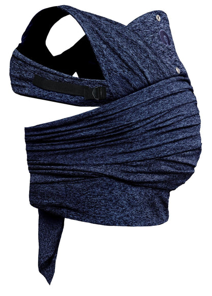 Chicco ComfyFit Evolution Boppy - Mochila portabebés Ergonómica para Recién Nacidos y Niños de hasta 15 kg, Cómoda y Fácil de Usar, Ajustable, Soporte para Cabeza y Cuello, Azul. Tipo Fular