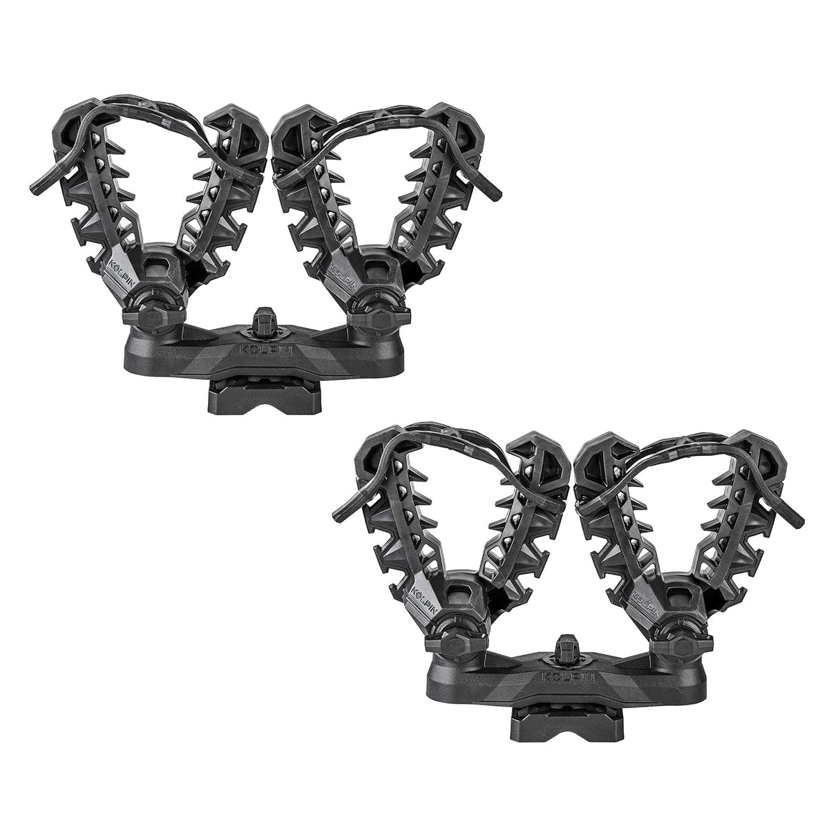Kolpin 21551 Agarre Rhino Doble Negro, 2 Unidades