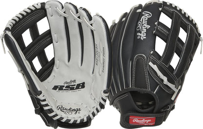 Rawlings RSB Guante de Softbol para Adultos - 13" - Negro, Amarillo