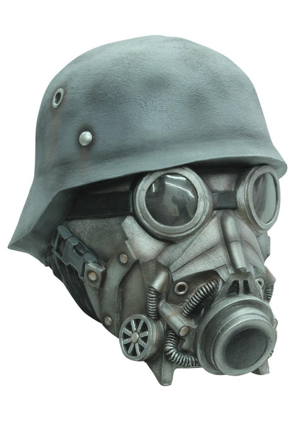 Chemical Warfare, Máscara de Gas de Guerra Química Estilo Steampunk Hecha de Látex, Máscaras Apocalípticas Ideal para Disfraz de Halloween y Fiestas de Disfraces