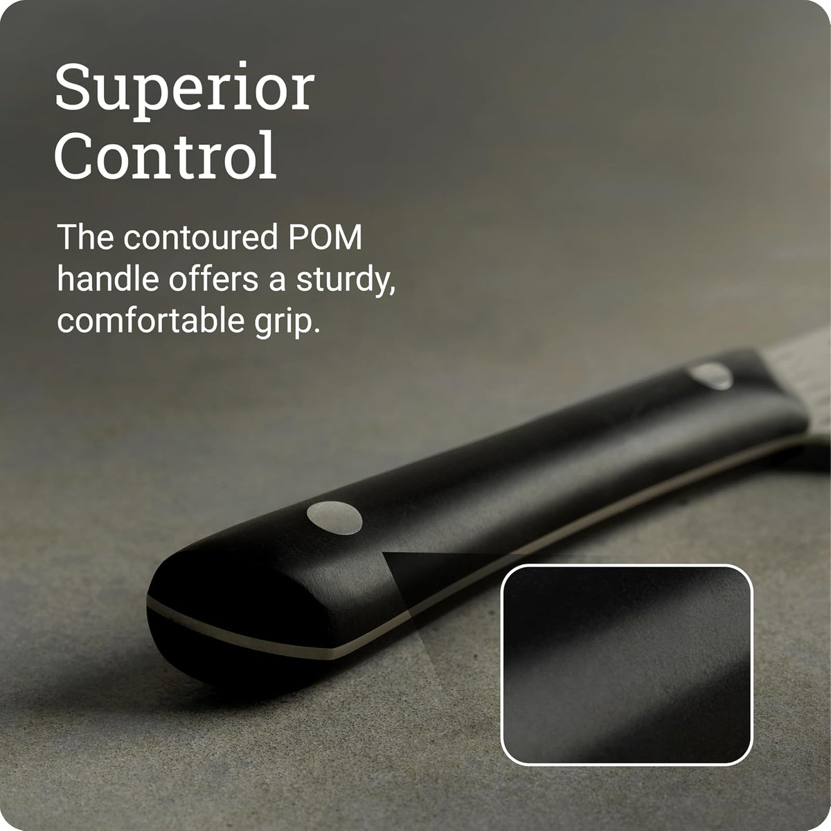 Kai PRO - Cuchillo para pan de 9 pulgadas, serrado, acero inoxidable AUS6M, mango POM, certificado NSF
