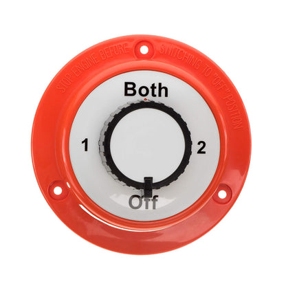 attwood 14230-3 interruptor de batería marina de 4 vías de un solo polo, talla única