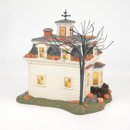 Department 56 Disney Hocus Pocus Village Max's House en Salem Lit Building, 7.83 Pulgadas, Multicolor