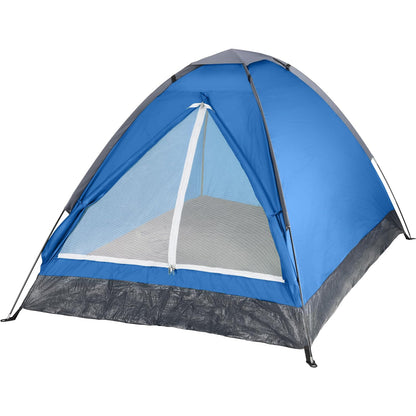 Wakeman Outdoor - Tienda de campaña para 2 Personas - Refugio fácil de Instalar con Mosca de Lluvia y Bolsa de Transporte para Camping, Playa, mochileros, Senderismo y Festivales - Azul