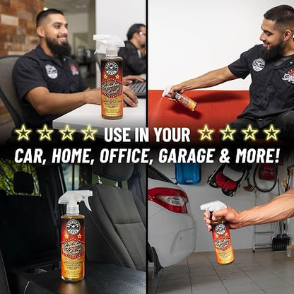 Chemical Guys Ambientador y Eliminador de Olores Premium Signature Scent, Olor a Éxito (ideal para automóviles, camiones, todoterrenos, caravanas, hogar, oficina y más) 473ml