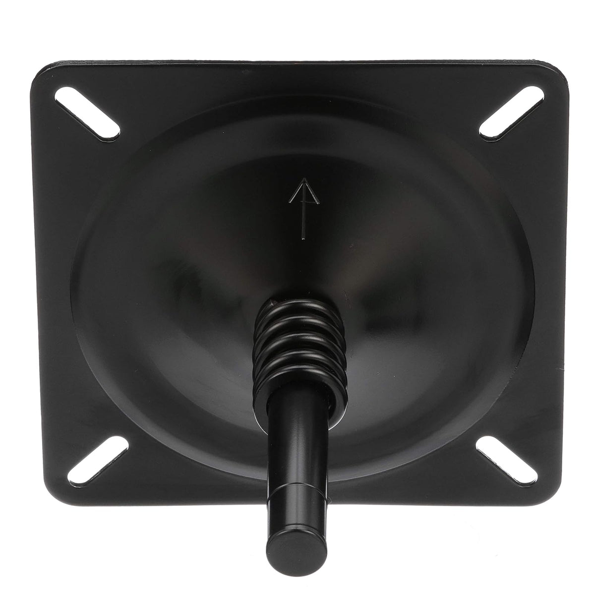 Attwood 1002 Lock'N-Pin 3/4" Pin Seat Mount - Zinc Plated Steel, 2-3/4" Steel Pin with Spring