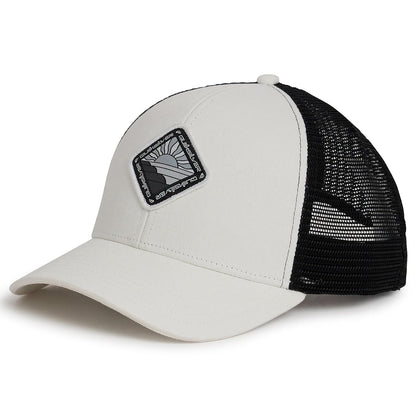 Quiksilver Premium Cotton Adjustable Snap Back Logo Gorra de béisbol Hombre - Talla Única - Blanco