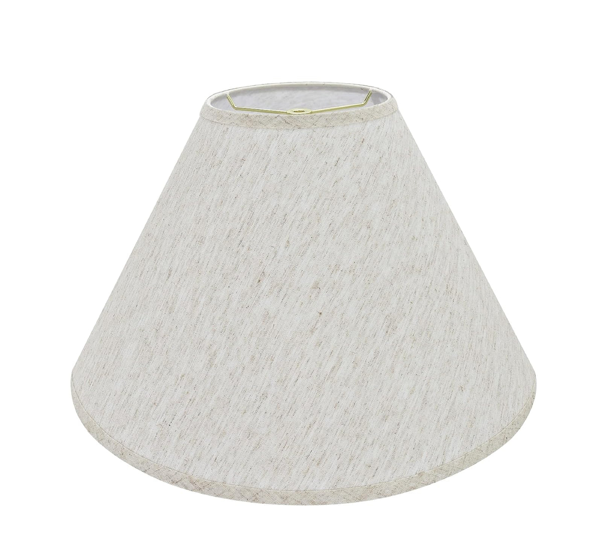 Aspen Creative 32772 Hardback de transición Empire Shaped araña construcción lámpara sombra en beige, 45,7 cm de ancho (17,8 x 45,7 cm X 12 1/5,1 cm)