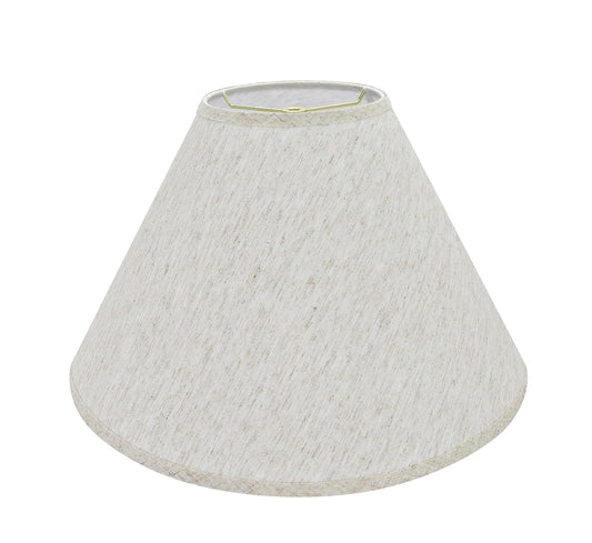 Aspen Creative 32772 Hardback de transición Empire Shaped araña construcción lámpara sombra en beige, 45,7 cm de ancho (17,8 x 45,7 cm X 12 1/5,1 cm)