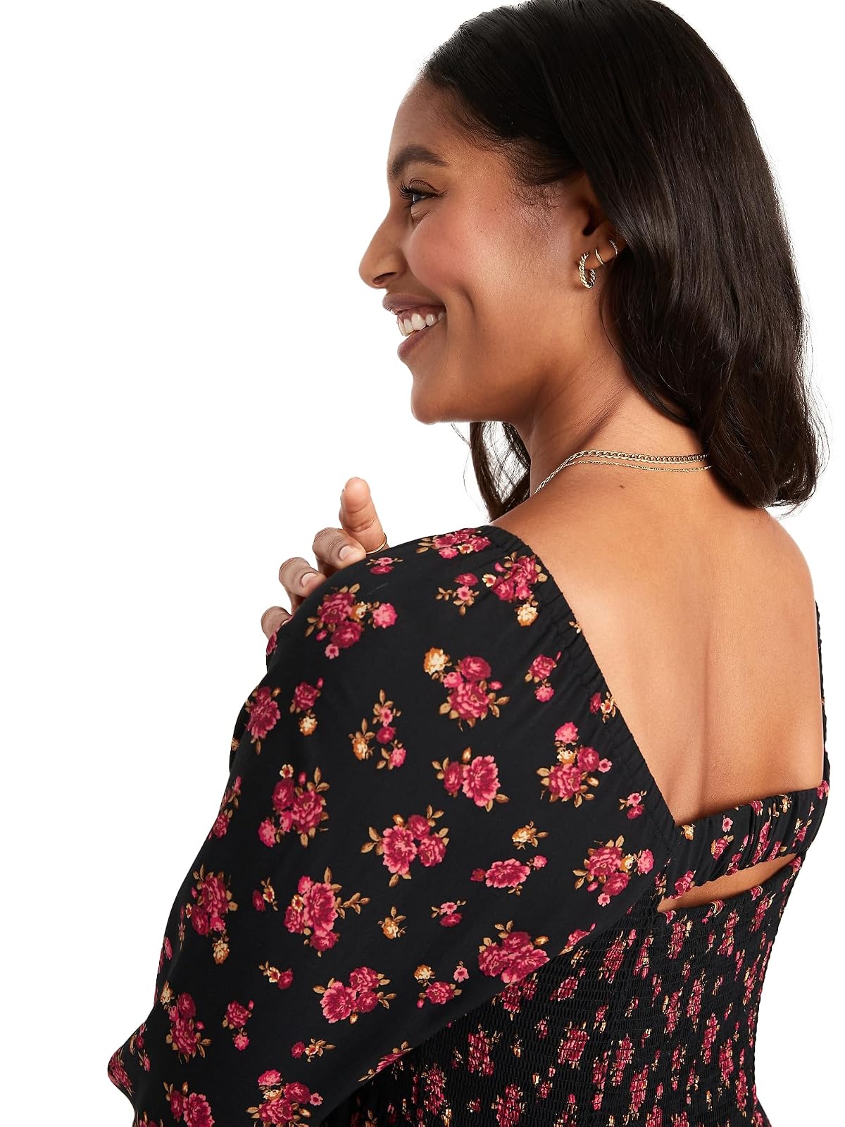 Old Navy Vestido Mujer, Negro, Mediano