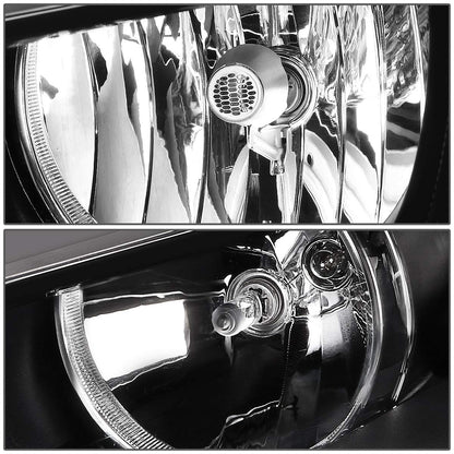 DNA Motoring HL-OH-VWJETTA11-BK-AM Faros Delanteros Esquina Ámbar Carcasa Negra para VW Jetta Sedán 4P 11-18